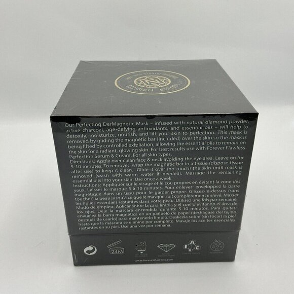 Forever Flawless 24K Gold Series Diamond Infused Perfecting Magnetic Mask NIB - Picture 2 of 5